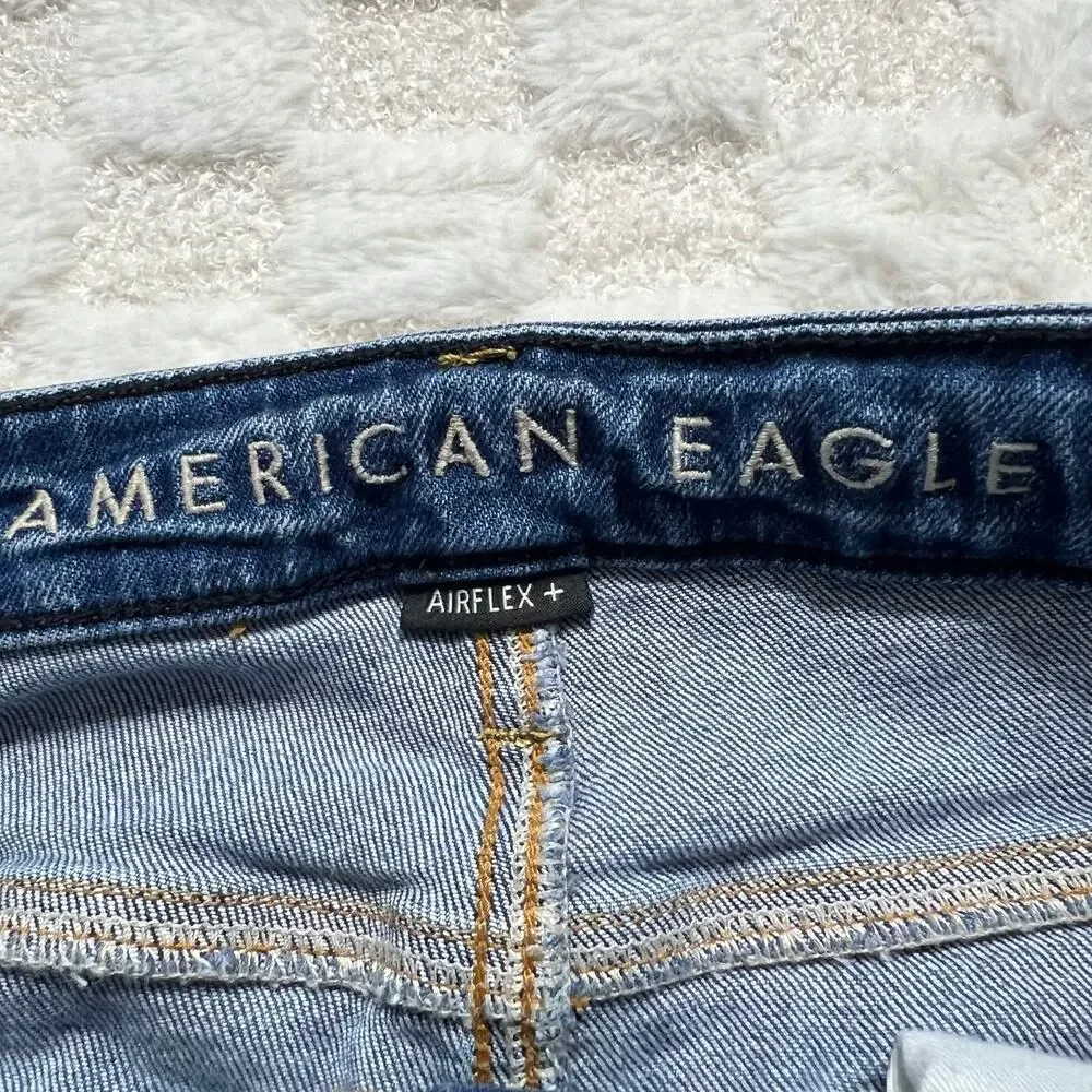 American Eagle Athletic Skinny Jeans 30x32 (30x30) Distressed